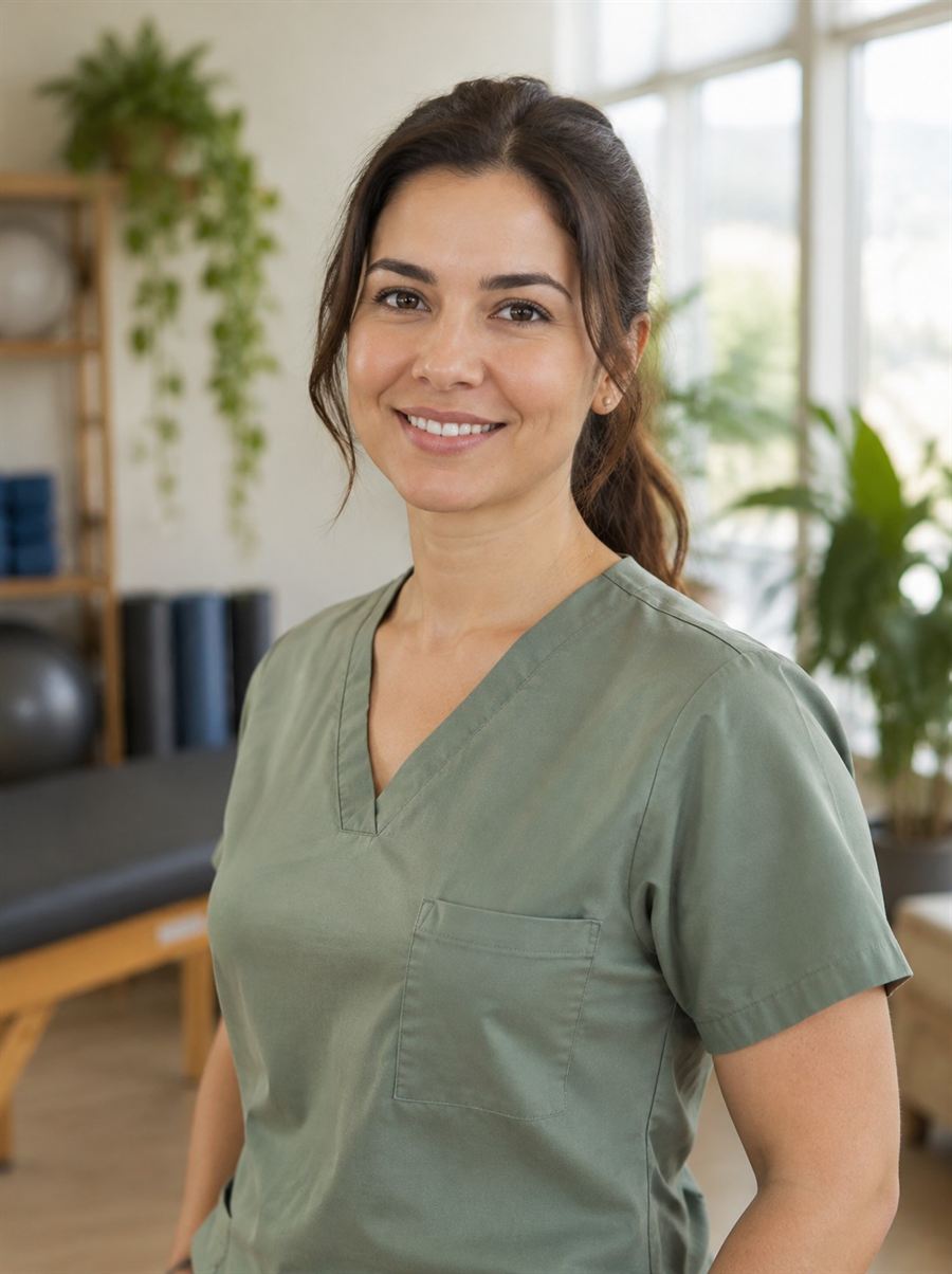 Retrato da fisioterapeuta
